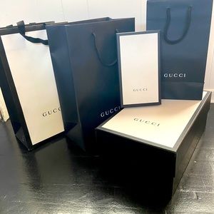 Gucci boxes and bags!